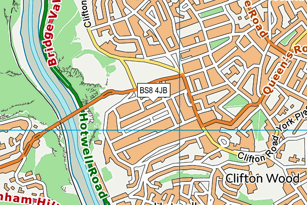 BS8 4JB map - OS VectorMap District (Ordnance Survey) BS8 4JB map - OS VectorMap District (Ordnance Survey)