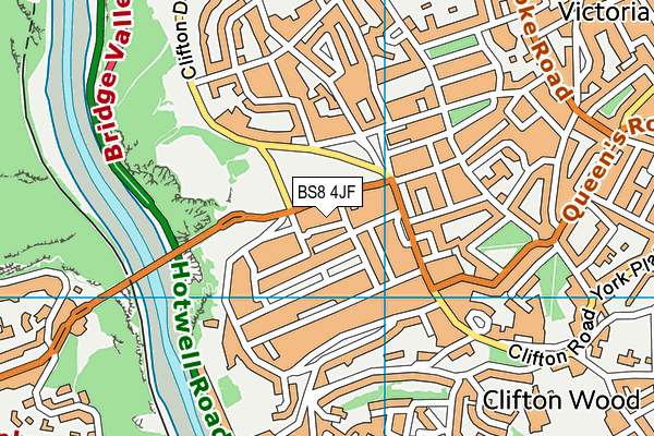 BS8 4JF map - OS VectorMap District (Ordnance Survey) BS8 4JF map - OS VectorMap District (Ordnance Survey)