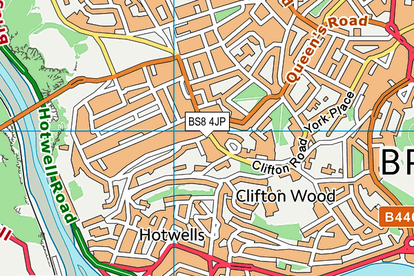 BS8 4JP map - OS VectorMap District (Ordnance Survey) BS8 4JP map - OS VectorMap District (Ordnance Survey)