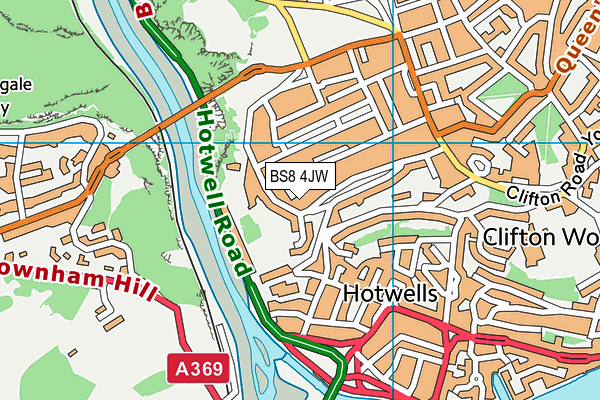 BS8 4JW map - OS VectorMap District (Ordnance Survey) BS8 4JW map - OS VectorMap District (Ordnance Survey)