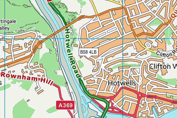 BS8 4LB map - OS VectorMap District (Ordnance Survey) BS8 4LB map - OS VectorMap District (Ordnance Survey)