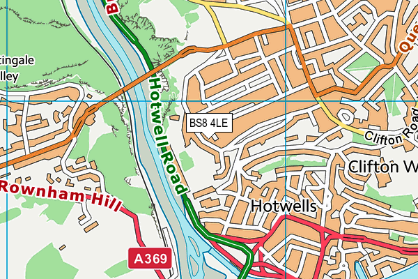BS8 4LE map - OS VectorMap District (Ordnance Survey) BS8 4LE map - OS VectorMap District (Ordnance Survey)