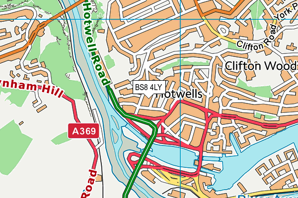 BS8 4LY map - OS VectorMap District (Ordnance Survey)