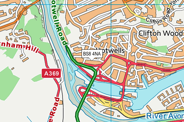 BS8 4NA map - OS VectorMap District (Ordnance Survey) BS8 4NA map - OS VectorMap District (Ordnance Survey)