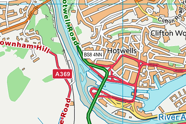 BS8 4NN map - OS VectorMap District (Ordnance Survey) BS8 4NN map - OS VectorMap District (Ordnance Survey)