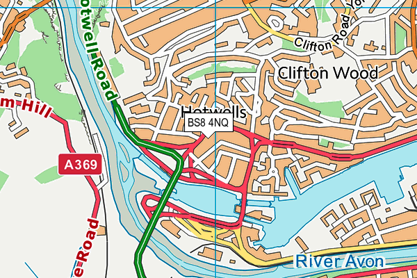 BS8 4NQ map - OS VectorMap District (Ordnance Survey) BS8 4NQ map - OS VectorMap District (Ordnance Survey)