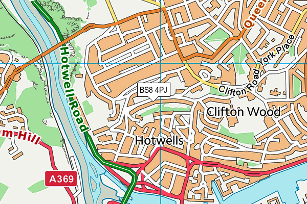 BS8 4PJ map - OS VectorMap District (Ordnance Survey) BS8 4PJ map - OS VectorMap District (Ordnance Survey)