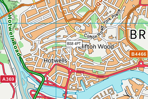 BS8 4PT map - OS VectorMap District (Ordnance Survey) BS8 4PT map - OS VectorMap District (Ordnance Survey)