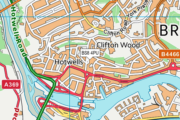 BS8 4PU map - OS VectorMap District (Ordnance Survey) BS8 4PU map - OS VectorMap District (Ordnance Survey)