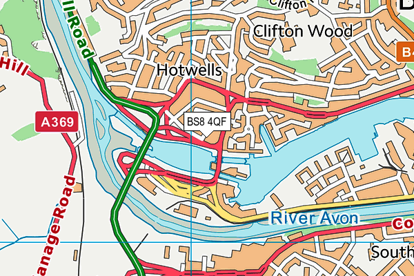 BS8 4QF map - OS VectorMap District (Ordnance Survey) BS8 4QF map - OS VectorMap District (Ordnance Survey)