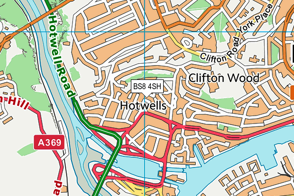 BS8 4SH map - OS VectorMap District (Ordnance Survey) BS8 4SH map - OS VectorMap District (Ordnance Survey)