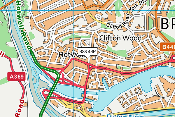 BS8 4SP map - OS VectorMap District (Ordnance Survey) BS8 4SP map - OS VectorMap District (Ordnance Survey)