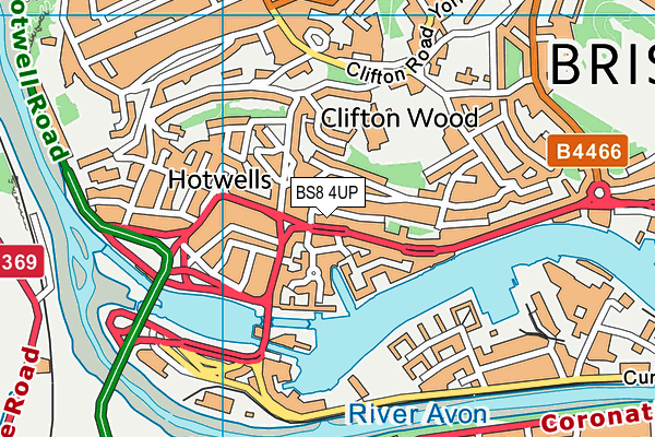 BS8 4UP map - OS VectorMap District (Ordnance Survey) BS8 4UP map - OS VectorMap District (Ordnance Survey)
