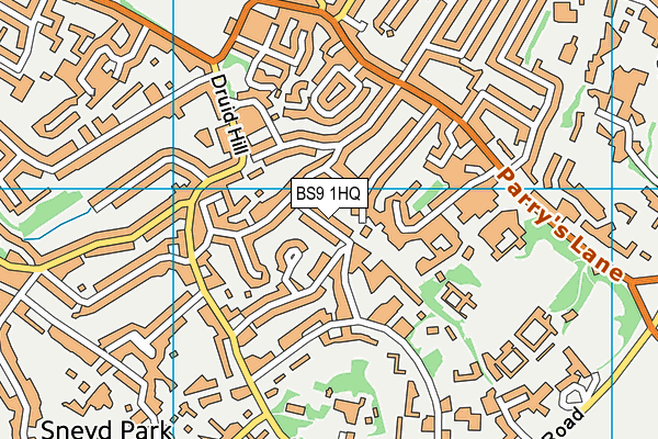 BS9 1HQ map - OS VectorMap District (Ordnance Survey) BS9 1HQ map - OS VectorMap District (Ordnance Survey)