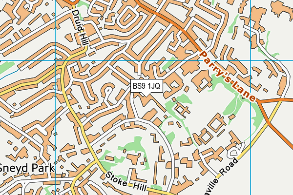 BS9 1JQ map - OS VectorMap District (Ordnance Survey) BS9 1JQ map - OS VectorMap District (Ordnance Survey)