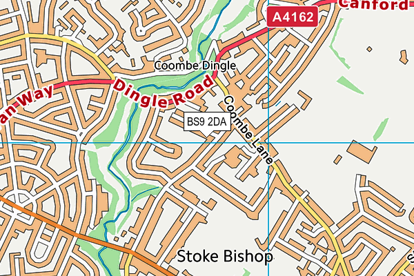BS9 2DA map - OS VectorMap District (Ordnance Survey) BS9 2DA map - OS VectorMap District (Ordnance Survey)