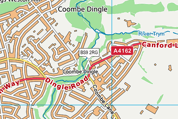 BS9 2RG map - OS VectorMap District (Ordnance Survey) BS9 2RG map - OS VectorMap District (Ordnance Survey)