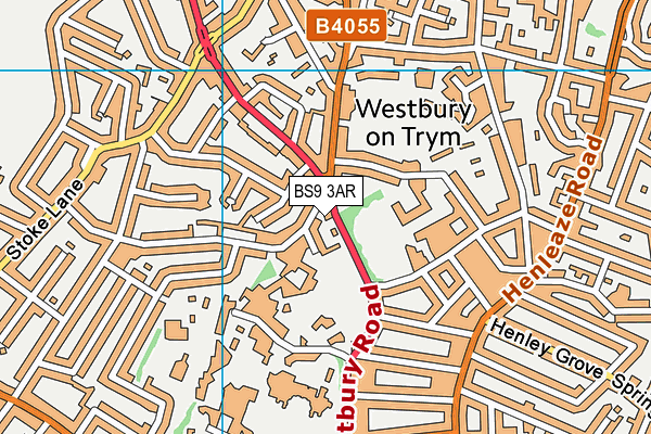 BS9 3AR map - OS VectorMap District (Ordnance Survey) BS9 3AR map - OS VectorMap District (Ordnance Survey)