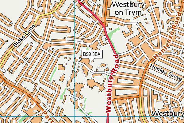 BS9 3BA map - OS VectorMap District (Ordnance Survey) BS9 3BA map - OS VectorMap District (Ordnance Survey)