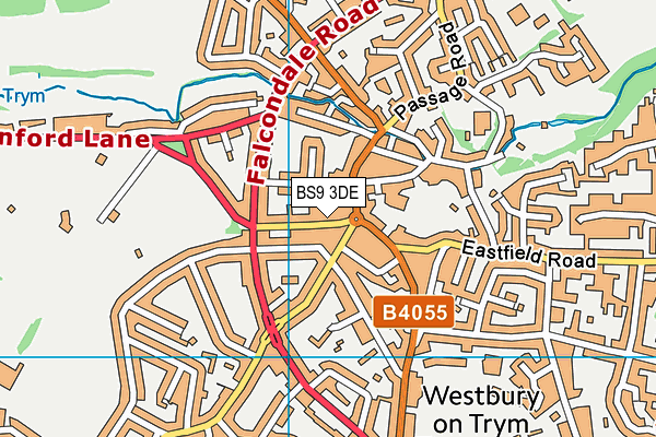 BS9 3DE map - OS VectorMap District (Ordnance Survey) BS9 3DE map - OS VectorMap District (Ordnance Survey)