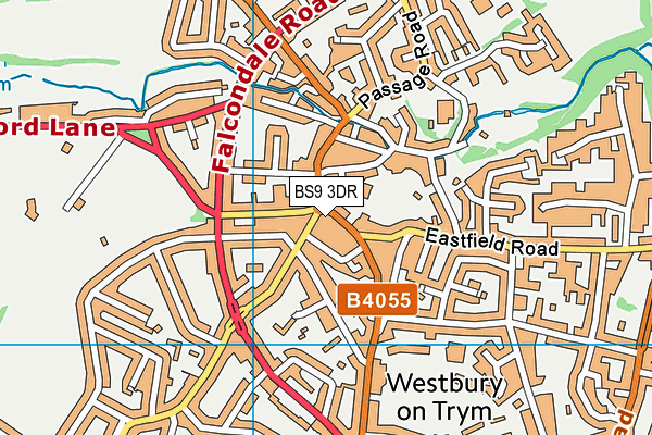 BS9 3DR map - OS VectorMap District (Ordnance Survey) BS9 3DR map - OS VectorMap District (Ordnance Survey)