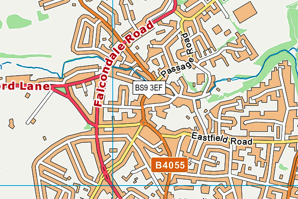 BS9 3EF map - OS VectorMap District (Ordnance Survey) BS9 3EF map - OS VectorMap District (Ordnance Survey)