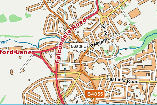 BS9 3FE map - OS VectorMap District (Ordnance Survey) BS9 3FE map - OS VectorMap District (Ordnance Survey)