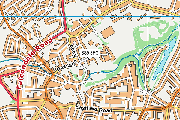 BS9 3FG map - OS VectorMap District (Ordnance Survey) BS9 3FG map - OS VectorMap District (Ordnance Survey)