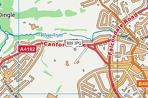 BS9 3PQ map - OS VectorMap District (Ordnance Survey) BS9 3PQ map - OS VectorMap District (Ordnance Survey)