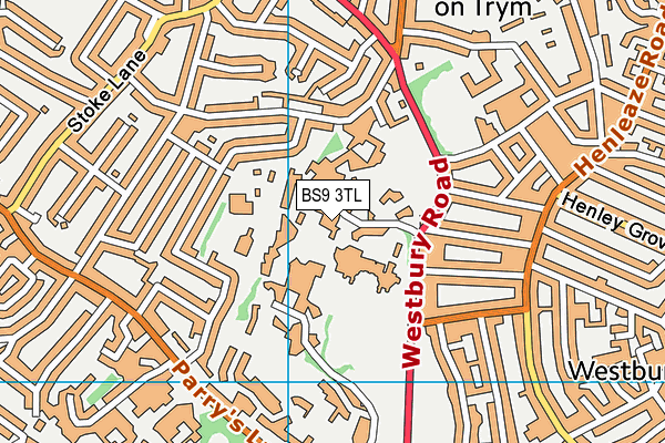 BS9 3TL map - OS VectorMap District (Ordnance Survey) BS9 3TL map - OS VectorMap District (Ordnance Survey)