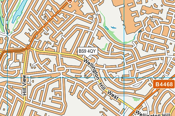 BS9 4QY map - OS VectorMap District (Ordnance Survey) BS9 4QY map - OS VectorMap District (Ordnance Survey)