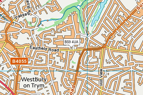 BS9 4UA map - OS VectorMap District (Ordnance Survey) BS9 4UA map - OS VectorMap District (Ordnance Survey)