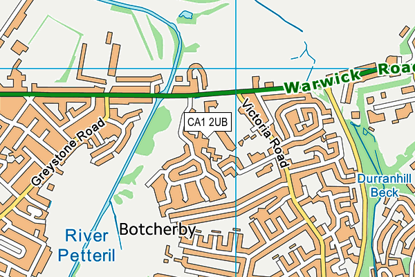 CA1 2UB map - OS VectorMap District (Ordnance Survey) CA1 2UB map - OS VectorMap District (Ordnance Survey)