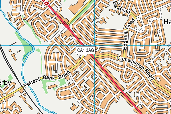 CA1 3AG map - OS VectorMap District (Ordnance Survey) CA1 3AG map - OS VectorMap District (Ordnance Survey)