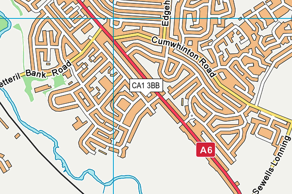 CA1 3BB map - OS VectorMap District (Ordnance Survey) CA1 3BB map - OS VectorMap District (Ordnance Survey)