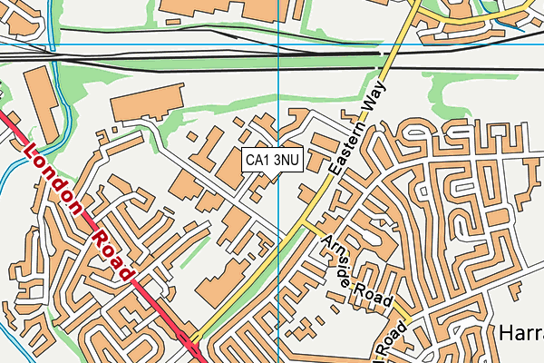 CA1 3NU map - OS VectorMap District (Ordnance Survey) CA1 3NU map - OS VectorMap District (Ordnance Survey)