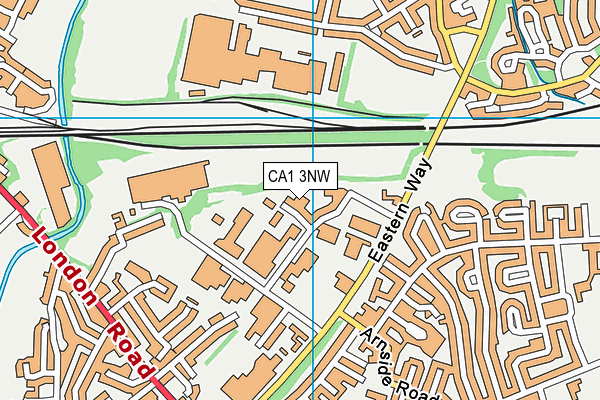 CA1 3NW map - OS VectorMap District (Ordnance Survey) CA1 3NW map - OS VectorMap District (Ordnance Survey)