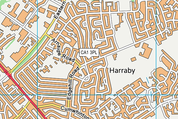 CA1 3PL map - OS VectorMap District (Ordnance Survey) CA1 3PL map - OS VectorMap District (Ordnance Survey)