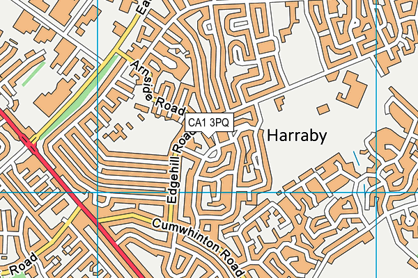 CA1 3PQ map - OS VectorMap District (Ordnance Survey) CA1 3PQ map - OS VectorMap District (Ordnance Survey)