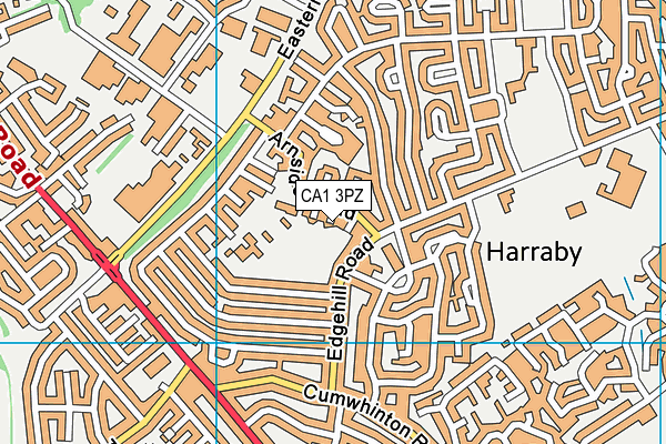 CA1 3PZ map - OS VectorMap District (Ordnance Survey) CA1 3PZ map - OS VectorMap District (Ordnance Survey)