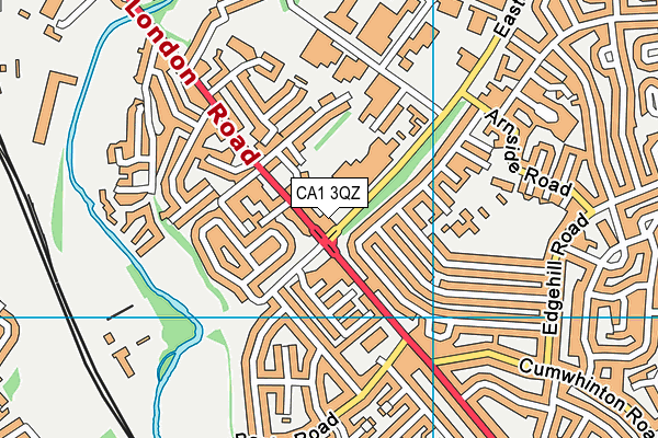 CA1 3QZ map - OS VectorMap District (Ordnance Survey) CA1 3QZ map - OS VectorMap District (Ordnance Survey)