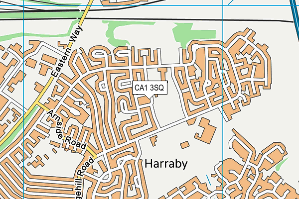 CA1 3SQ map - OS VectorMap District (Ordnance Survey) CA1 3SQ map - OS VectorMap District (Ordnance Survey)