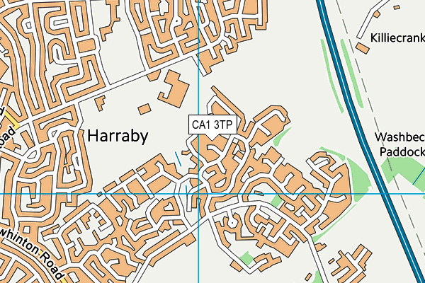 CA1 3TP map - OS VectorMap District (Ordnance Survey) CA1 3TP map - OS VectorMap District (Ordnance Survey)
