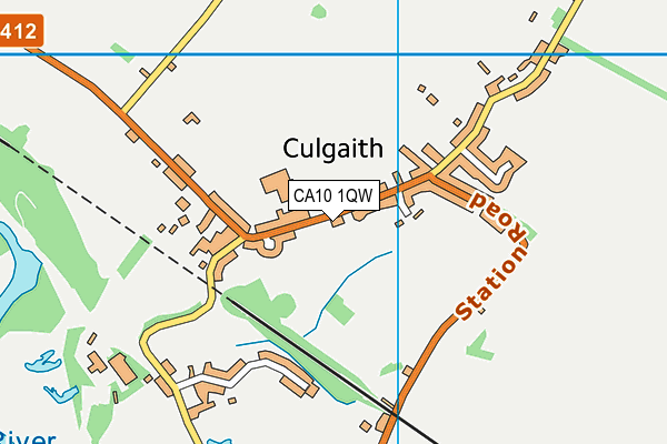 CA10 1QW map - OS VectorMap District (Ordnance Survey) CA10 1QW map - OS VectorMap District (Ordnance Survey)