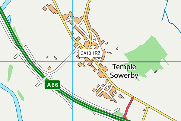 CA10 1RZ map - OS VectorMap District (Ordnance Survey)