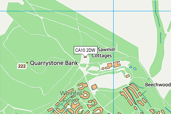 CA10 2DW map - OS VectorMap District (Ordnance Survey) CA10 2DW map - OS VectorMap District (Ordnance Survey)