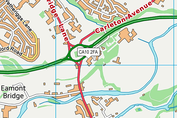 CA10 2FA map - OS VectorMap District (Ordnance Survey) CA10 2FA map - OS VectorMap District (Ordnance Survey)