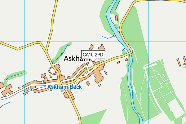 CA10 2PD map - OS VectorMap District (Ordnance Survey)
