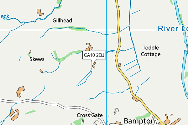 CA10 2QJ map - OS VectorMap District (Ordnance Survey) CA10 2QJ map - OS VectorMap District (Ordnance Survey)