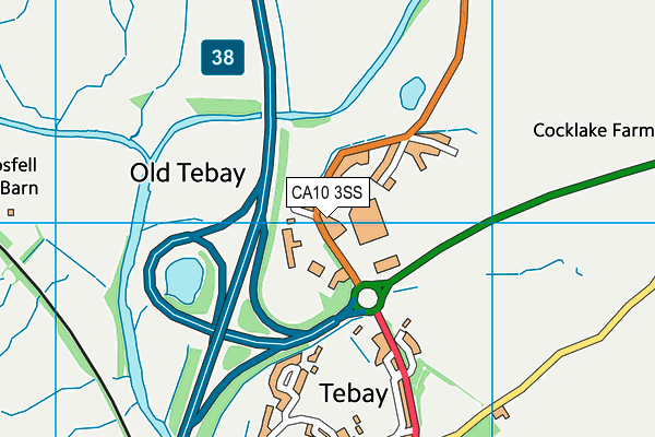 CA10 3SS map - OS VectorMap District (Ordnance Survey) CA10 3SS map - OS VectorMap District (Ordnance Survey)